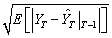 <strong>The root mean squared forecast error (RMSFE)is defined as</strong> A) . B) . C) . D) .