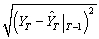 <strong>The root mean squared forecast error (RMSFE)is defined as</strong> A) . B) . C) . D) .