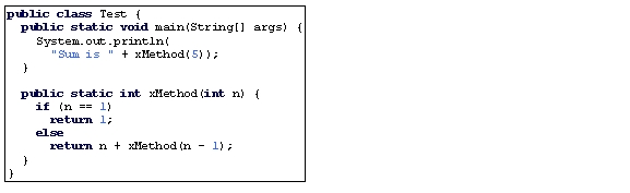Show the output of the following program: