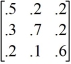 Assume that a decision maker has to make a choice between three types of cars. Chevy, Honda, and Ford. Based on three criteria: comfort, MPG, and style. The row averages for criteria is summarized in the following column vector: The preference matrix for the three types of cars is given as follows: Compute the overall score for each decision alternative (car).