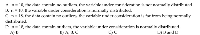 Provide an appropriate response. In which of the following situations is it reasonable to use the z-interval procedure to obtain a confidence interval for the population mean? Assume that the population standard deviation is Known.