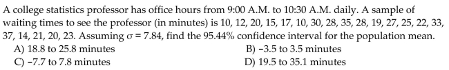 Find the requested confidence interval.