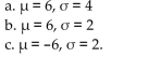 Provide an appropriate response. On the same axes sketch normal distributions with
