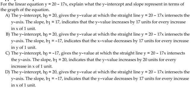 Provide an appropriate response.  <div style=padding-top: 35px> 