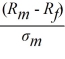 Mel and Christy are co-workers with different risk attitudes. Both have investments in the stock market and hold U.S. Treasury securities (which provide the risk free rate of return). Mel's marginal rate of substitution of return for risk ( <sup> </sup>/<sub> </sub>MU<sub> </sub>R<sub>P</sub>, σ<sub>P</sub><sub>) is </sub> <sub> </sub> <sub> </sub>= where RP is the individual's portfolio rate of return and σ<sub>P</sub> is the individual's portfolio risk. Christy's = . Each co-worker's budget constraint is R<sub>P</sub><sub> =</sub> R<sub>F</sub> + σ<sub>P</sub>, where R<sub>j</sub> is the risk-free rate of return, R<sub>m</sub> is the stock market rate of return, and σ<sub>m</sub> is the stock market risk. Solve for each co-worker's optimal portfolio rate of return as a function of R<sub>j</sub>, R<sub>m</sub>, and σ<sub>m</sub>.