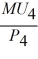In equilibrium, we know that   =   =   =   . Since P<sub>2</sub> = 2P<sub>1</sub>, we know we need a bundle such that MU<sub>2</sub> = 2MU<sub>1</sub>. This only occurs at bundle C. In fact, the marginal utility per dollar across all goods are equivalent for bundle C. Bundle C is the optimal choice.