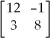 <strong>Add the matrices + </strong> A) B) C) D) E)cannot be added