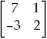 <strong>Multiply matrix   by   .</strong> A)[31 -6] B)   C)[-6 31] D)   E)None of the above <div style=padding-top: 35px> 