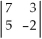 <strong>To solve the following set of simultaneous equations,the determinant solution for X would be 4X + 3Y = 7 2X - 2Y = 5</strong> A)X = ÷ B)X = ÷ C)X = ÷ D)X = ÷ E)None of the above