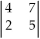 <strong>To solve the following set of simultaneous equations,the determinant solution for X would be 4X + 3Y = 7 2X - 2Y = 5</strong> A)X = ÷ B)X = ÷ C)X = ÷ D)X = ÷ E)None of the above