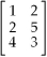 <strong>Add the matrices + .</strong> A) B) C) D) E)None of the above