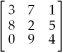 <strong>Transpose =</strong> A) B) C) D) E)None of the above