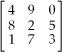 <strong>Transpose =</strong> A) B) C) D) E)None of the above