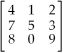 <strong>Transpose =</strong> A) B) C) D) E)None of the above