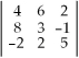 Evaluate the determinant .
