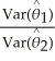 <strong>THE NEXT QUESTIONS ARE BASED ON THE FOLLOWING INFORMATION: Let X<sub>1</sub>,X<sub>2</sub>,X<sub>3</sub>,and X<sub>4</sub> be a random sample of observations from a population with mean μ and variance σ<sup>2</sup>.Consider the following two point estimators of μ: <sub>1</sub> = 0.10 X<sub>1</sub> + 0.40 X<sub>2</sub> + 0.40 X<sub>3</sub> + 0.10 X<sub>4</sub> and <sub>2</sub> = 0.20 X<sub>1</sub> + 0.30 X<sub>2</sub> + 0.30 X<sub>3</sub> + 0.20 X<sub>4</sub> Which of the following constraints is true?</strong> A)Var( <sub>1</sub>)= Var( B)Var( <sub>2</sub>)<sub>1</sub>)> Var( <sub>2</sub>) C)Var( <sub>1</sub>)< Var( <sub>2</sub>) D) = 0.76
