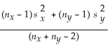 <strong>Assume that we have independent random samples of size n<sub>x</sub> and n<sub>y</sub>observations from normal populations with means μ<sub>x</sub> and μ<sub>y</sub> and unequal variances.The sample variances and Are used and the means are And )Which of the following formulae calculates the degree of freedom,v,for the Student's t statistic where variance is unknown and considered unequal?</strong> A)ν = B)ν = C)ν = D)ν =