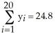 THE NEXT QUESTIONS ARE BASED ON THE FOLLOWING INFORMATION: For a sample of 20 monthly observations a financial analyst wants to regress the percentage rate of return (y)of the common stock of a corporation on the percentage rate of return (x)of the Standard and Poor's 500 Index.The following summary statistics are available: , , ,and -Interpret the slope of the sample regression line.