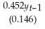 THE NEXT QUESTIONS ARE BASED ON THE FOLLOWING INFORMATION: A market researcher is interested in the average amount of money spent per year by college students on clothing.From 25 years of annual data,the following estimated regression was obtained through least squares: y<sub>t</sub> = 48.75 + + + where the numbers in parentheses below the coefficients are the coefficient standard errors,and y = Expenditure per student,in dollars,on clothes x<sub>1</sub> = Disposable income per student,in dollars,after the payment of tuition,fees,and room and board. x<sub>2</sub> = Index of advertising,aimed at the student market,on clothes -Test the hypotheses H<sub>0</sub> : There is no first-order autocorrelation vs.H<sub>1</sub>: There is positive first-order autocorrelation,given that: Durbin-Watson Statistic d = 1.12,n = 45,k = 5,and α = 0.05