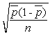 <strong>The formula for finding the standard deviation for a p-chart using a variable sample size is ________.</strong> A)s = B)s = C)s = D)s =