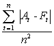 <strong>Given: A<sub>t</sub> = the actual value of the time series at time t,F<sub>t</sub> = the forecast value for time t,and n = the number of forecast values.Identify the formula used to calculate the mean absolute deviation.</strong> A)<sub>MAD = </sub> <sub> </sub> B)MAD = C)MAD = D)MAD =