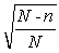 <strong>The finite population correction factor (FPC)is found by ________.</strong> A) B) C) D)