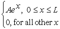 <strong>A set of five possible wave functions is given below, where L is a positive real number. Ψ1(x) = Ae<sup>-x,</sup> for all x ψ2(x) = A cos x, for all x Ψ3(x) = Ψ4(x) = Ψ5(x) = Which of the five possible wave functions are normalizable? (There may be more than one correct choice.)</strong> A) ψ1(x) B) ψ2(x) C) ψ3(x) D) ψ4(x) E) ψ5(x)