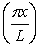 <strong>A particle is confined to a one-dimensional box (an infinite well) on the x-axis between x = 0 and x = L. The potential height of the walls of the box is infinite. The normalized wave function of the particle, which is in the ground state, is given by ψ(x) = sin , with 0 ≤ x ≤ L. What is the maximum probability per unit length of finding the particle?</strong> A) 1/ B) C) 2/ D) 1/L E) 2/L