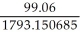 Number of days = 16 + 31 + 31 + 28 + 31 + 30 + 20 = 187 r =   =   = 5.5244%
