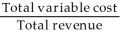 a) i) Let x represent the sales volume in dollars. = = 0.40 = 40% (100%) = 60% b)