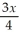 Solve the system of equations: - = 6 3x + 4y = 12