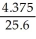 = x = x = 24.576