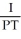 Evaluate R: R = for I = 83, P = 845, T =