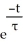 Following equation is used in carbon dating of the artefacts: N =   ×   where, N = Decay rate of the artefact, expressed as disintegrations per minute (dpm)   = Decay rate of natural carbon = 14 dpm τ = Mean life time =   =   = 8267 years t = Age of the artefact Calculate the age of the artefact, if the decay rate of the artefact is measured as 4 dpm