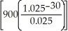 Calculate ln  