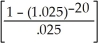 ALT. 1 = 12000.00 + 32000.00(1.025)<sup>-16 </sup> ALT. 2 = 2700.00 = 2700.00(15.5891623) = $42090.74 = $42 091 Since the present value of Alternative 1 is less than the present value of Alternative 2, Alternative 1 is preferable.