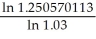 Let the focal date be now; i = 0.12 ÷ 4 = 0.03; m = 4 Debts = 1000.00(1.03)<sup>-3</sup> + 500.00(1.03)<sup>-4</sup> = 1359.38 FV = 1700, PV = 1359.38 n = = = = 7.56456693 quarters The discharge date is 1 year 325 days from now.
