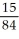 Express the following as a percentage:  