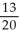 Convert 1   into percentage.