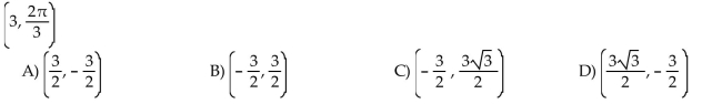 Give the rectangular coordinates for the point.  <div style=padding-top: 35px> 