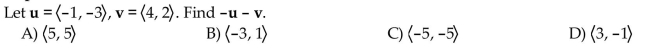 Find the component form of the indicated vector.  <div style=padding-top: 35px> 