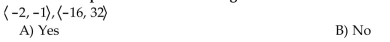 Determine whether the pair of vectors is orthogonal.  <div style=padding-top: 35px> 