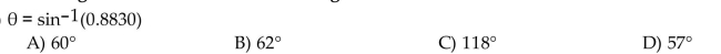 Use a calculator to give the value to the nearest degree.  <div style=padding-top: 35px> 