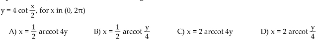 Solve the equation for x, where x is restricted to the given interval.  <div style=padding-top: 35px> 