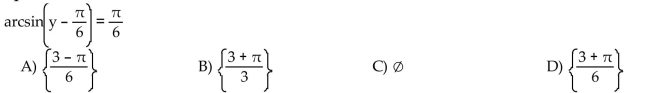 Solve the equation for exact solutions.  <div style=padding-top: 35px> 