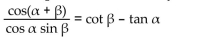 Verify that the equation is an identity.  <div style=padding-top: 35px> 