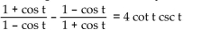 Verify that each equation is an identity.  <div style=padding-top: 35px> 
