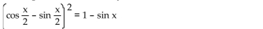 Verify that the equation is an identity.  <div style=padding-top: 35px> 