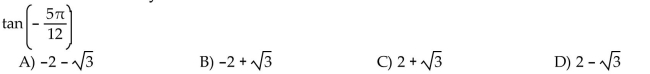Use a sum or difference identity to find the exact value.  <div style=padding-top: 35px> 