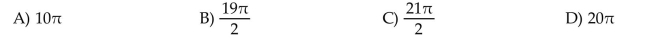 Convert the degree measure to radians. Leave answer as a multiple of π. 1800°  <div style=padding-top: 35px> 